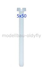 Zylinderkopf Nylonschraube M5x50 • 10 Stck