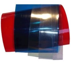 Schrumpfschlauch PVC D17mm • transp. blaustich • 1m